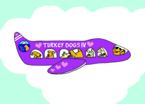 rsz turkey dogs logo grrr valentines day purple